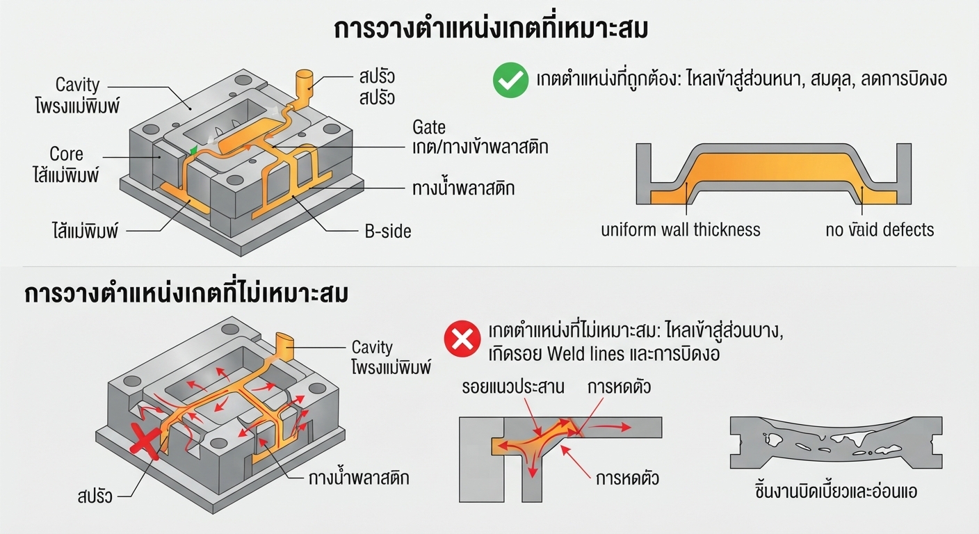 การวางตำแหน่งเกตที่เหมาะสม