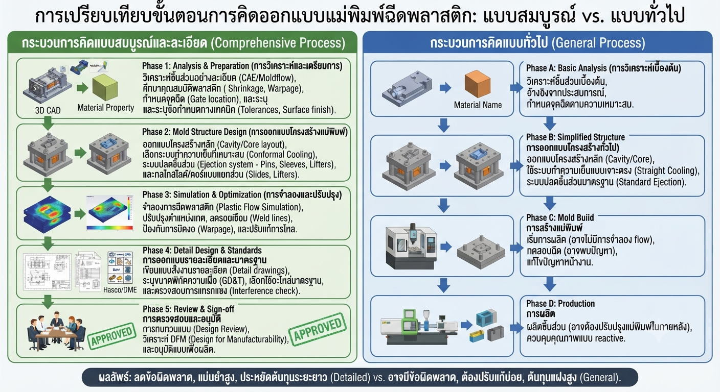 ขั้นตอนการคิดออกแบบแม่พิมพ์ฉีดพลาสติก